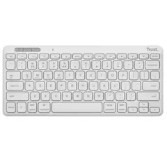 კლავიატურა Trust Lyra Compact Wireless Keyboard White - 25097  - Primestore.ge