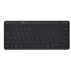 კლავიატურა Trust Lyra Compact Wireless Keyboard Black - 24707  - Primestore.ge