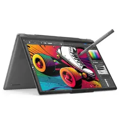 ნოუთბუქი Lenovo Yoga  7 14''  2.8K OLED Touch Ultra 7 155H 32GB 1TB SSD Integrated Intel Arc Graphics Storm Grey WIN 11 home  - Primestore.ge