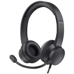 ყურსასმენი Trust 25088 Ayda, Headset, Wired, USB, Black  - Primestore.ge
