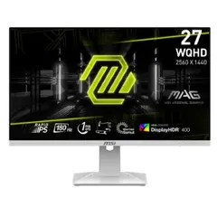 მონიტორი MSI MAG 274QRFW 27" WQHD 180Hz 1ms 2xHDMI DP USB - 9S6-3CC29H-277  - Primestore.ge