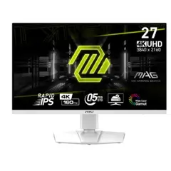 მონიტორი MSI MAG 274URFW 27" 4K UHD 160Hz 0.5ms 2xHDMI DP USB - 9S6-3CC29H-430  - Primestore.ge