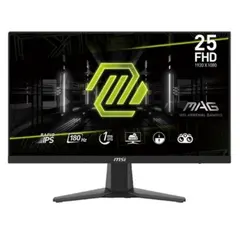 მონიტორი MSI 9S6-3BC11H-020 MAG 256F, 24.5", Monitor, FHD, IPS, HDMI, DP, Black  - Primestore.ge