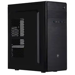 ქეისი 2E E183-400 Case ALFA MidT, PSU ATX400W, 2xUSB3.0, metal perforated (side panel) Black  - Primestore.ge