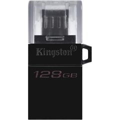 USB ფლეშ მეხსიერება Kingston 128GB USB 3.2 G2 microUSB DT microDuo OTG  - Primestore.ge