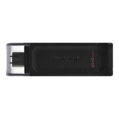 USB ფლეშ მეხსიერების ბარათი DT70/64GB Kingston 64GB USB-C 3.2 Gen 1 DataTraveler 70  - Primestore.ge