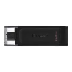 USB ფლეშ მეხსიერების ბარათი DT70/64GB Kingston 64GB USB-C 3.2 Gen 1 DataTraveler 70  - Primestore.ge