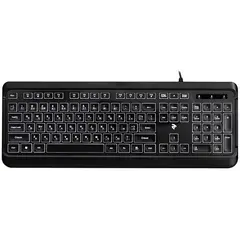 კლავიატურა 2E KS120 White backlight USB Black (2E-KS120UB)  - Primestore.ge