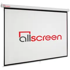 პროექტორის ეკრანი ALLSCREEN MANUAL PROJECTION SCREEN 200X200CM CWP-8080  - Primestore.ge