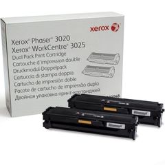 კარტრიჯი XEROX 106R03048 TONER CARTRIDGE DUAL PACK BLACK, PHASER 3020, 3025, WORKCENTRE 3025 (3000 PAGES)  - Primestore.ge