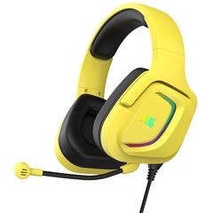 ყურსასმენი 2E HG340 Wired Gaming Headset RGB, USB 7.1, Yellow  - Primestore.ge