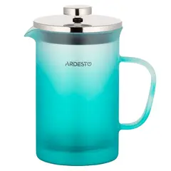 ჩაიდანი Ardesto AR1108BFM 800ml, French Press Fresh, Tiffany blue  - Primestore.ge