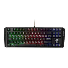 კლავიატურა 2E KG355 LED, USB, Wired, Gaming Keyboard Black  - Primestore.ge
