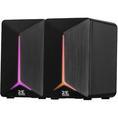 Speaker 2E SG300B Gaming Speakers 2.0 RGB, 3.5mm, Black