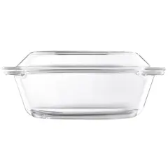 საცხობი ჭურჭელი Ardesto AR2415BG 1.5L Baking Dish With Lid Black Mars Round  - Primestore.ge