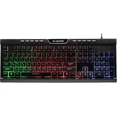 კლავიატურა 2E 2E-KG300UB Gaming KG300 Keyboard, LED, USB, Black  - Primestore.ge