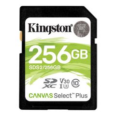 მეხსიერების ბარათი Kingston 256GB SDXC C10 UHS-I R100MB/s  - Primestore.ge