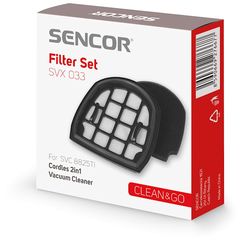 მტვერსასრუტის ფილტრი SVX 033 filter set for SVC 8825TI SENCOR  - Primestore.ge