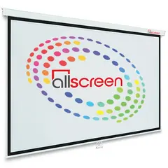 პროექტორის ეკრანი ALLSCREEN MANUAL PROJECTION SCREEN 213X169CM 16:9 HD FABRIC CWP-213169 Diagonal 107 inch / 271 CM  - Primestore.ge