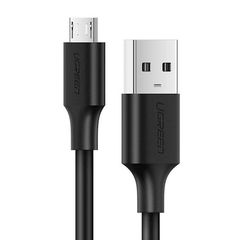 USB კაბელი UGREEN (60138) USB to Micro USB Cable Nickel Plating 2m (Black)  - Primestore.ge