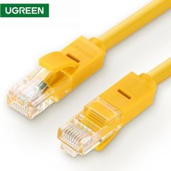 UTP LAN კაბელი UGREEN NW103 (11230) Cat5e Patch Cord UTP Lan Cable 1m (Yellow)  - Primestore.ge