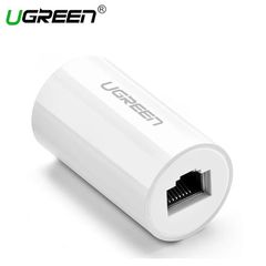 Network cable adapter UGREEN NW116 (20391) RJ45 Ethernet adapter 8P8C Female anti-thunder Rj45 connector Network extension cable adapter Ethernet cable (White)