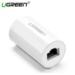 ქსელის კაბელის გადასაბმელი UGREEN NW116 (20391) RJ45 Ethernet adapter 8P8C Female anti-thunder Rj45 connector Network extension cable adapter Ethernet cable (White)  - Primestore.ge