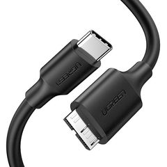 Micro-B USB კაბელი UGREEN US312 (20103) Type-c to Micro B USB 3.0 to USB-C Cable 1M  - Primestore.ge