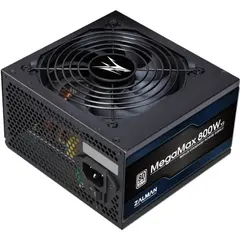 კვების ბლოკი Zalman Power supply MegaMax 800-TXII (800W), 200-240 VAC, 87%, 80+, aPFC, 120mm, MB24, CPU (4+4,8), 8xSATA, 4xPCIe, 4xMOLEX, 1xFDD, OPP, OVP, UVP, SCP  - Primestore.ge