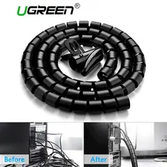კაბელ მენეჯმენტი UGREEN LP121 (30819) Protection Tube DIA 25mm 3m (Black),LP121  - Primestore.ge
