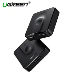 HDMI სვიჩი UGREEN CM217 (50966) 2 In 1 Out HDMI 1.4 Switcher 4Kx2K@30Hz  - Primestore.ge
