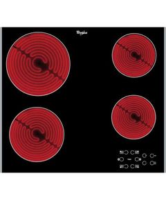 Built-in cooker surface Whirlpool Hob AKT 8090 / NE (869990964280) 4 cooking zone, glass, Black
