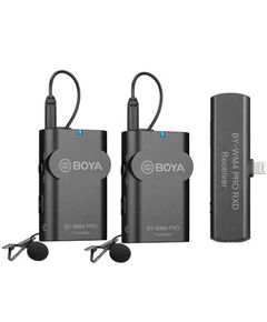 Primestore.ge - მიკროფონი BOYA BY-WM4 Pro-K6 2.4 GHz Wireless Microphone System For Android and other Type-C devices