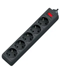 დამაგრძელებელი კაბელი Defender Power Strip ES 1.8m 5 Plug - Primestore.ge
