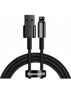 Kabeli Baseus Tungsten Gold Fast Charging USB Data Cable Lightning 2.4A 1m CALWJ-01