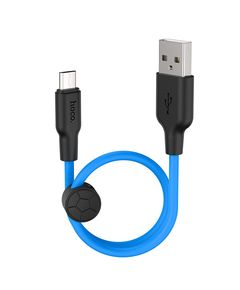 კაბელი Hoco Silicone charging cable Micro X21  - Primestore.ge