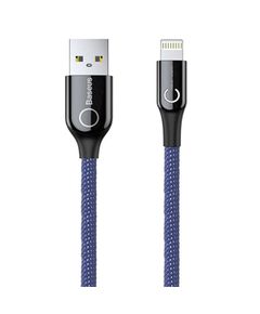 USB კაბელი Baseus C-shaped Light Intelligent Power-Off Cable CALCD-03  - Primestore.ge