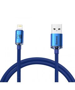 კაბელი Baseus Crystal Shine Series Fast Charging Data Cable USB to Lightning 1.2m CAJY000003  - Primestore.ge