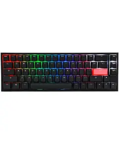 კლავიატურა Ducky Keyboard  One 2 SF, Cherry Red, RGB LED, RU, Black-White - Primestore.ge