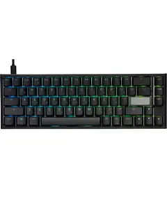 კლავიატურა Ducky Keyboard  One 2 SF, Cherry Silent Red, RGB LED, RU, Black-White - Primestore.ge