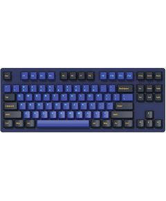 კლავიატურა Akko Keyboard  3087 Horizon Cherry MX Red, RU, Blue/Black  - Primestore.ge