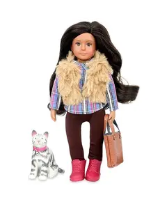 თოჯინა და კატა LORI 6" DOLL (HS) & PET CAT  - Primestore.ge