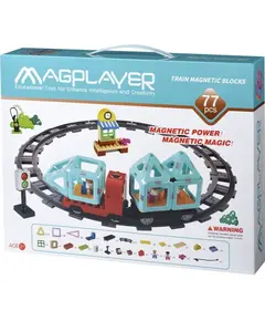 კონსტრუქტორი Magplayer Designer Train 77 e. MPH2-77  - Primestore.ge