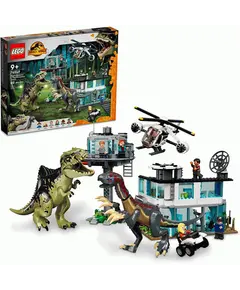 ლეგო LEGO Jurassic World Giganotosaurus & Therizinosaurus Attack 24  - Primestore.ge