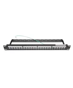 პატჩ პანელი Patch panel AMP open 24xRJ45 UTP/STP SL&TWIST plastic cable holder  - Primestore.ge