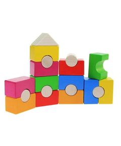 Wooden tower goki Stacking tower, rainbow house 58587