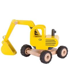 Primestore.ge - ხის ექსკავატორი goki Machine woodeni Excavator (yellow) 55898G