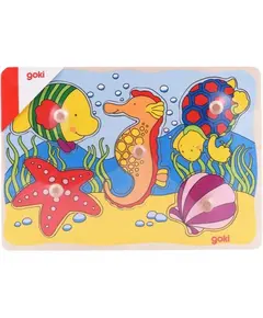ასაწყობი ფაზლი Goki Puzzle Sea inhabitants 57515G-4  - Primestore.ge