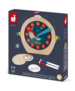 სასწავლო საათი Janod Learn To Tell The Time  - Primestore.ge
