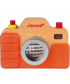 Primestore.ge - სათამაშო ხის ფოტოაპარატი Janod Camera with sound J05335